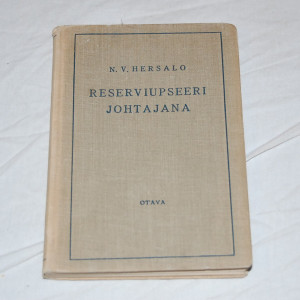 N.V. Hersalo Reserviupseeri johtajana